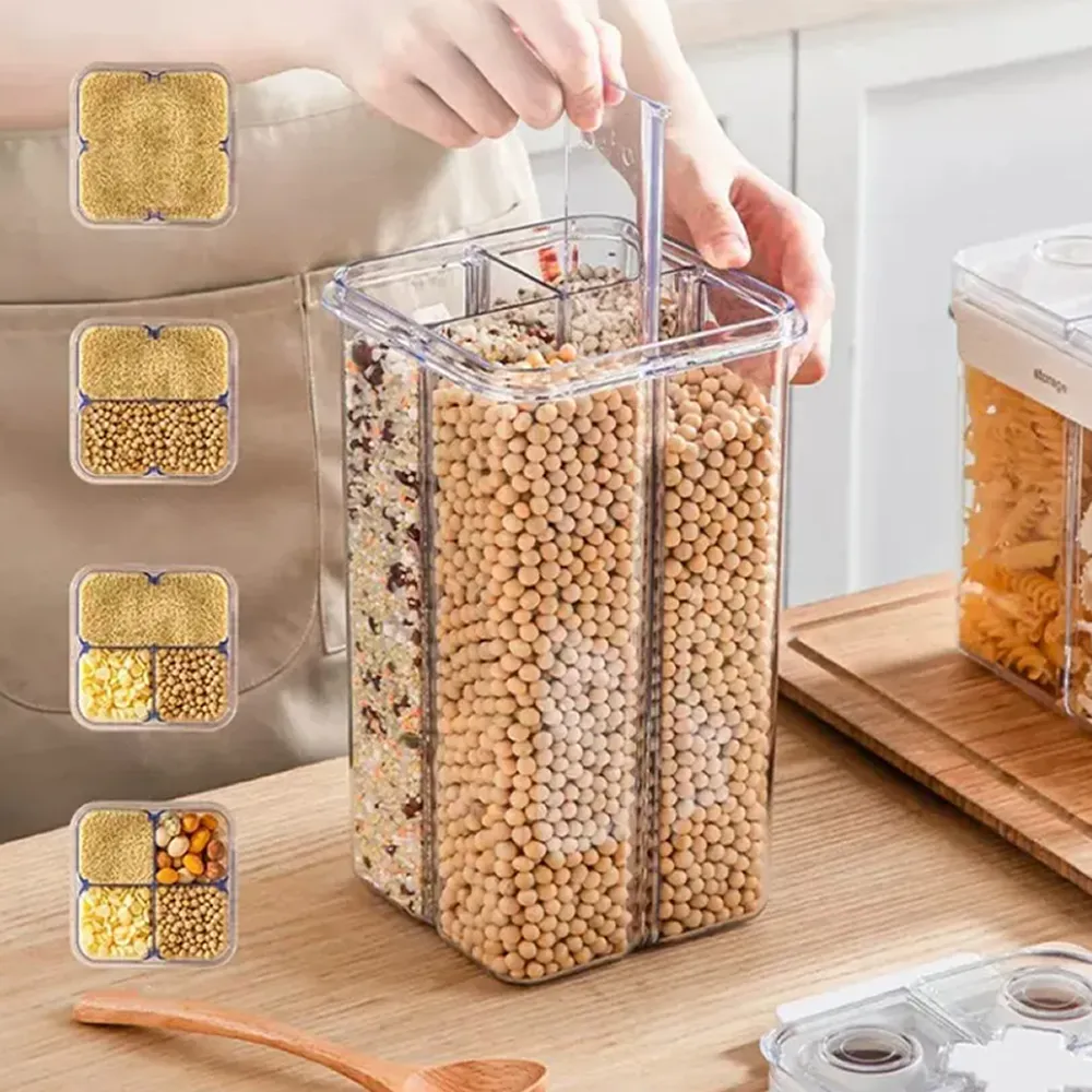 2.4L Four-Sided Lock Airtight Food Storage Container Dc-330