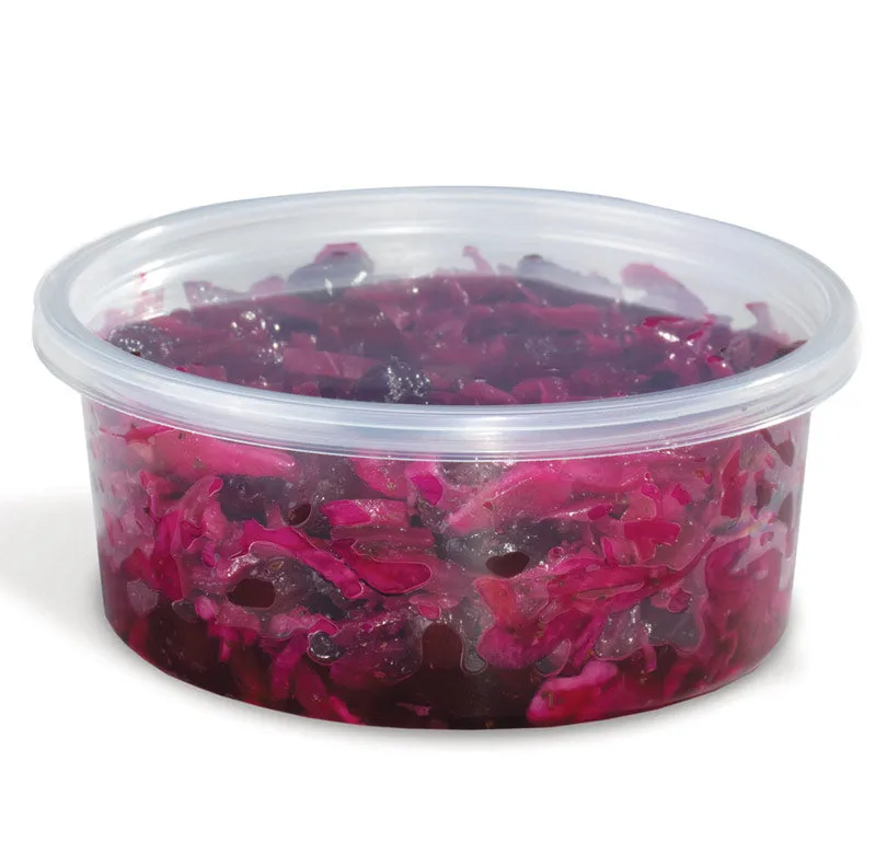 8 16 32 oz. Round Deli Clear Container w/Lid Combo 50/PK