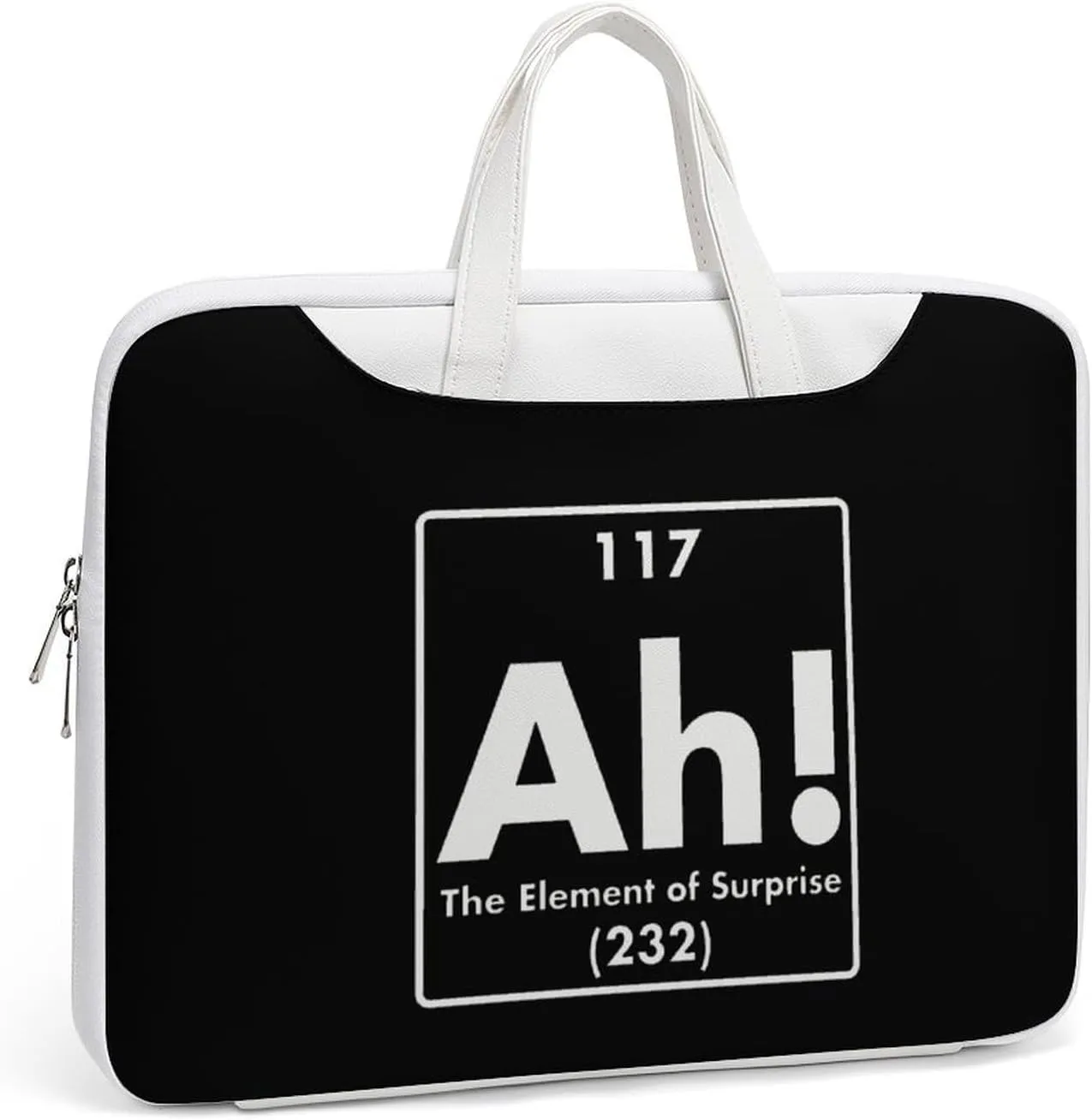 Ah Element of Surprise Leather Bag Laptop Case Slim Water Resistant Computer Bags with Handle Briefcase for Work