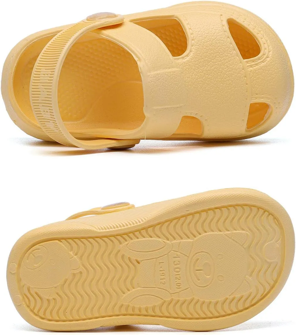 Baby Boys Girls Clogs Slippers Toddler Slip On Lightweight Sandals Shockproof Girls Summer Pool Beach Shoe