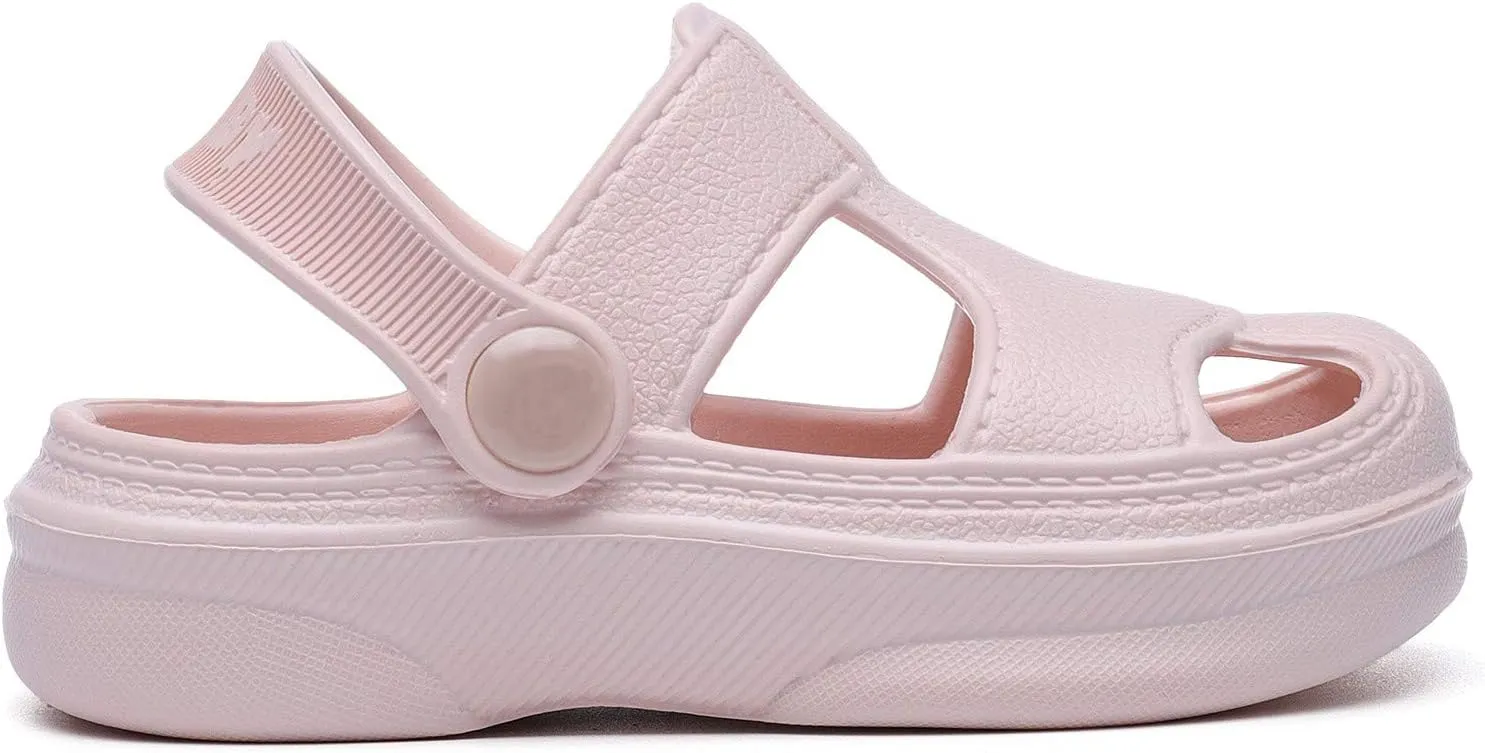 Baby Boys Girls Clogs Slippers Toddler Slip On Lightweight Sandals Shockproof Girls Summer Pool Beach Shoe
