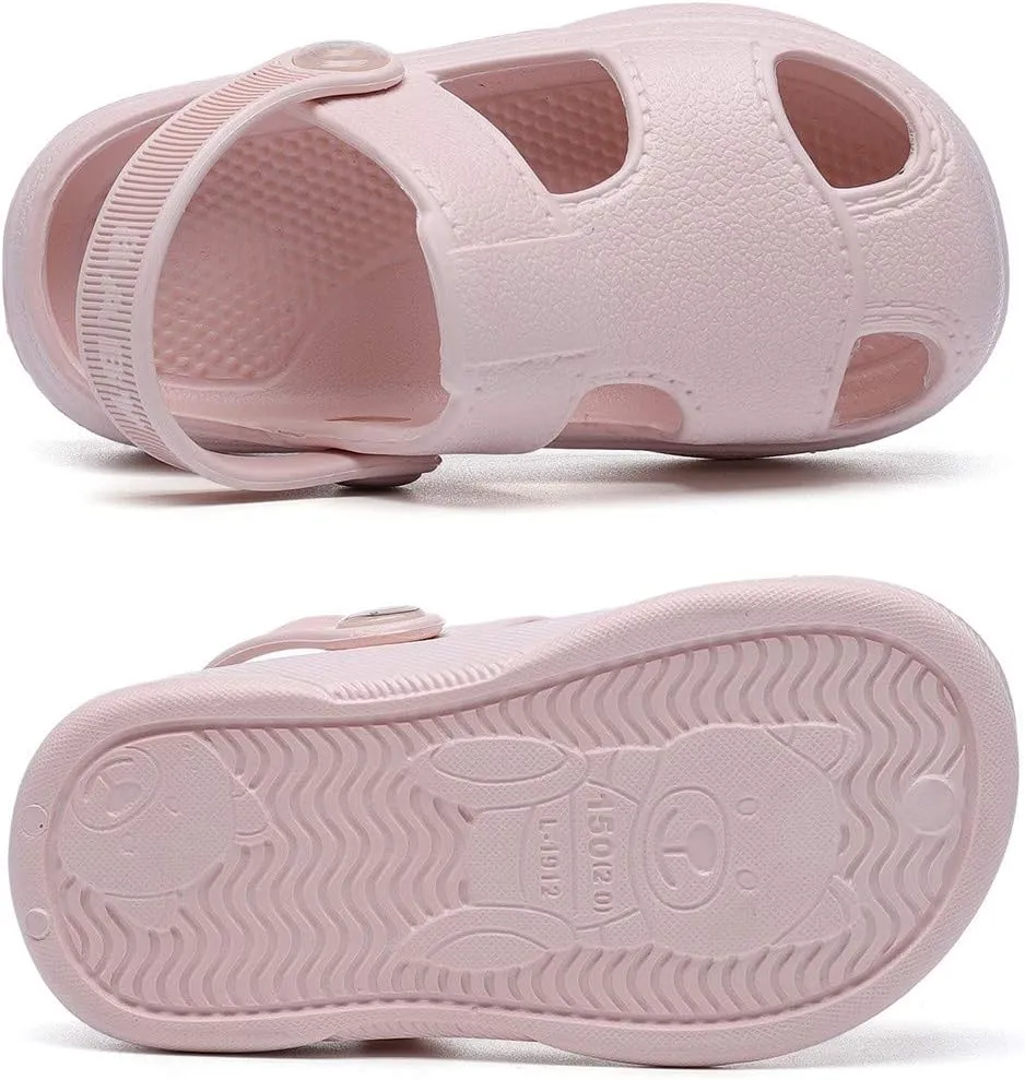 Baby Boys Girls Clogs Slippers Toddler Slip On Lightweight Sandals Shockproof Girls Summer Pool Beach Shoe