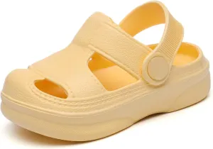 Baby Boys Girls Clogs Slippers Toddler Slip On Lightweight Sandals Shockproof Girls Summer Pool Beach Shoe