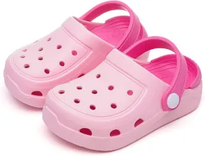 Baby Boys Girls Clogs Slippers Toddler Slip On Lightweight Sandals Shockproof Girls Summer Pool Beach Shoe