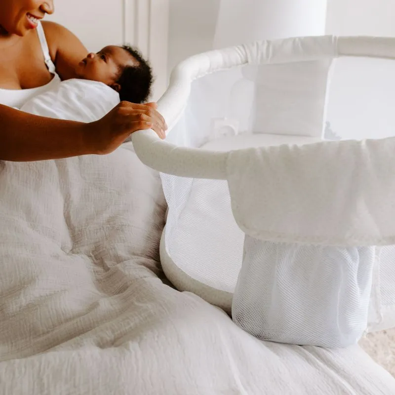 BassiNest Swivel Sleeper- Premiere - Pebble