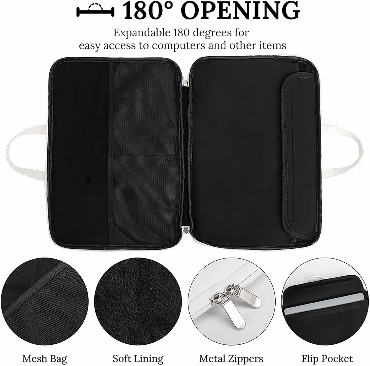 Bear Snow Mountain Sunset Leather Bag Laptop Case Slim Water Resistant Computer Bags with Handle Briefcase for Work