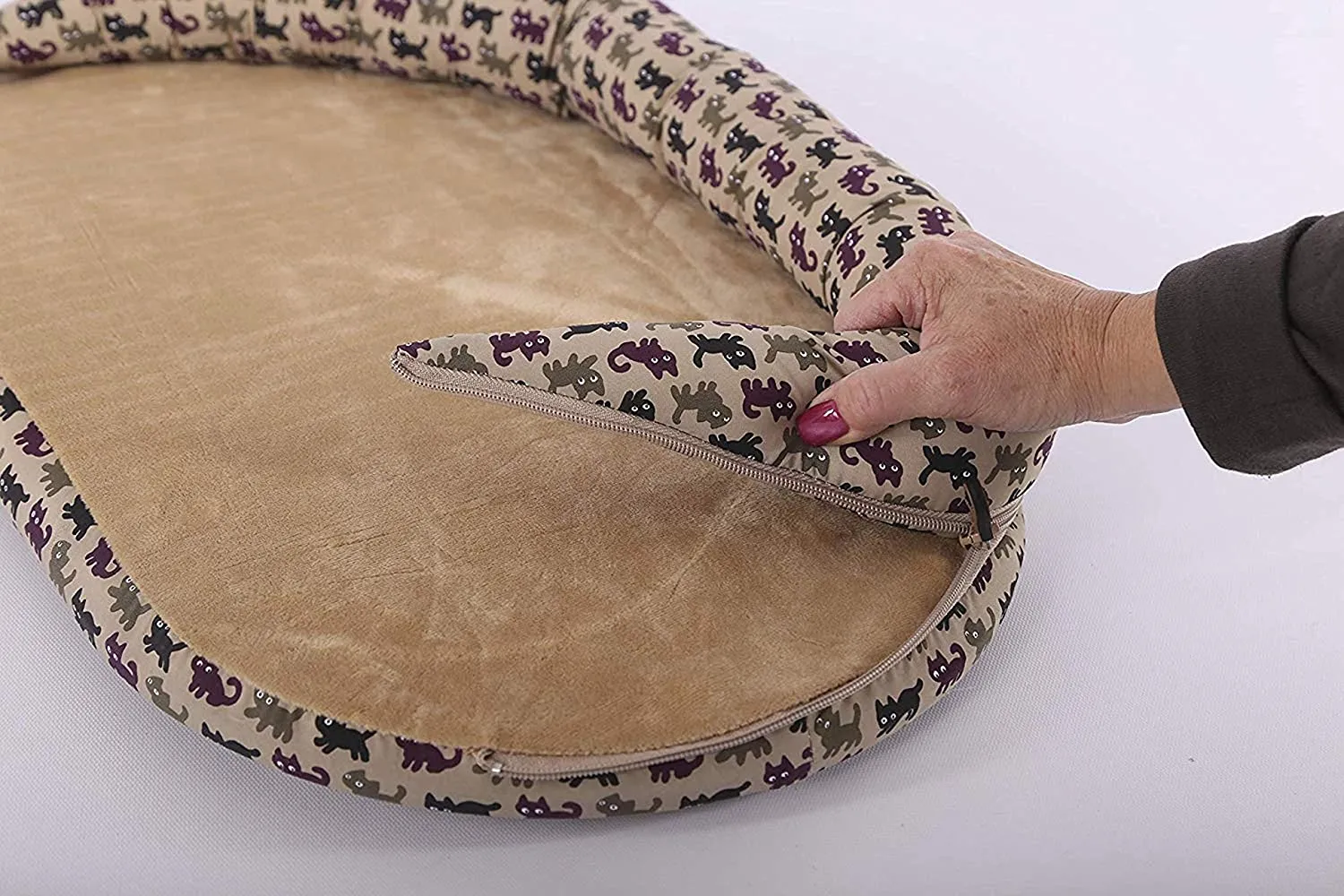 Bolster Cat Bed Perch - Kitty Sill Deluxe with Bolster - K&H Pet Products