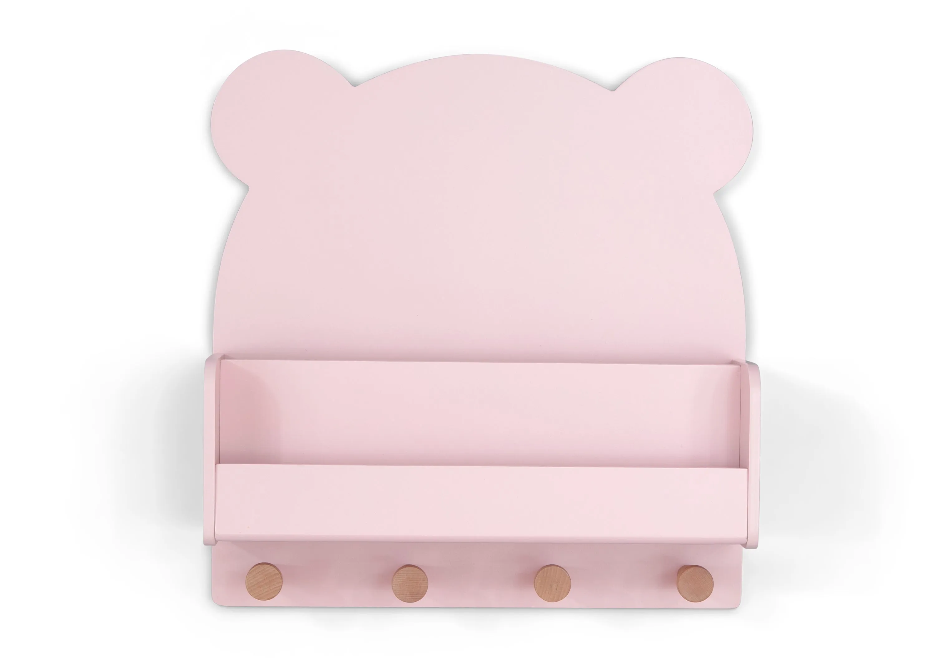 Brannan Bear Wall Shelf with 4 Hooks