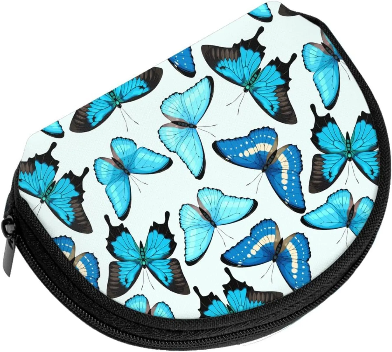 Butterfly Coin Purse Mini Wallet Change Pouch Key Holder Zipper Small Cosmetic Makeup Storage Bags
