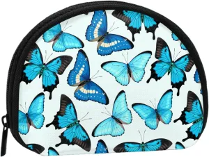 Butterfly Coin Purse Mini Wallet Change Pouch Key Holder Zipper Small Cosmetic Makeup Storage Bags