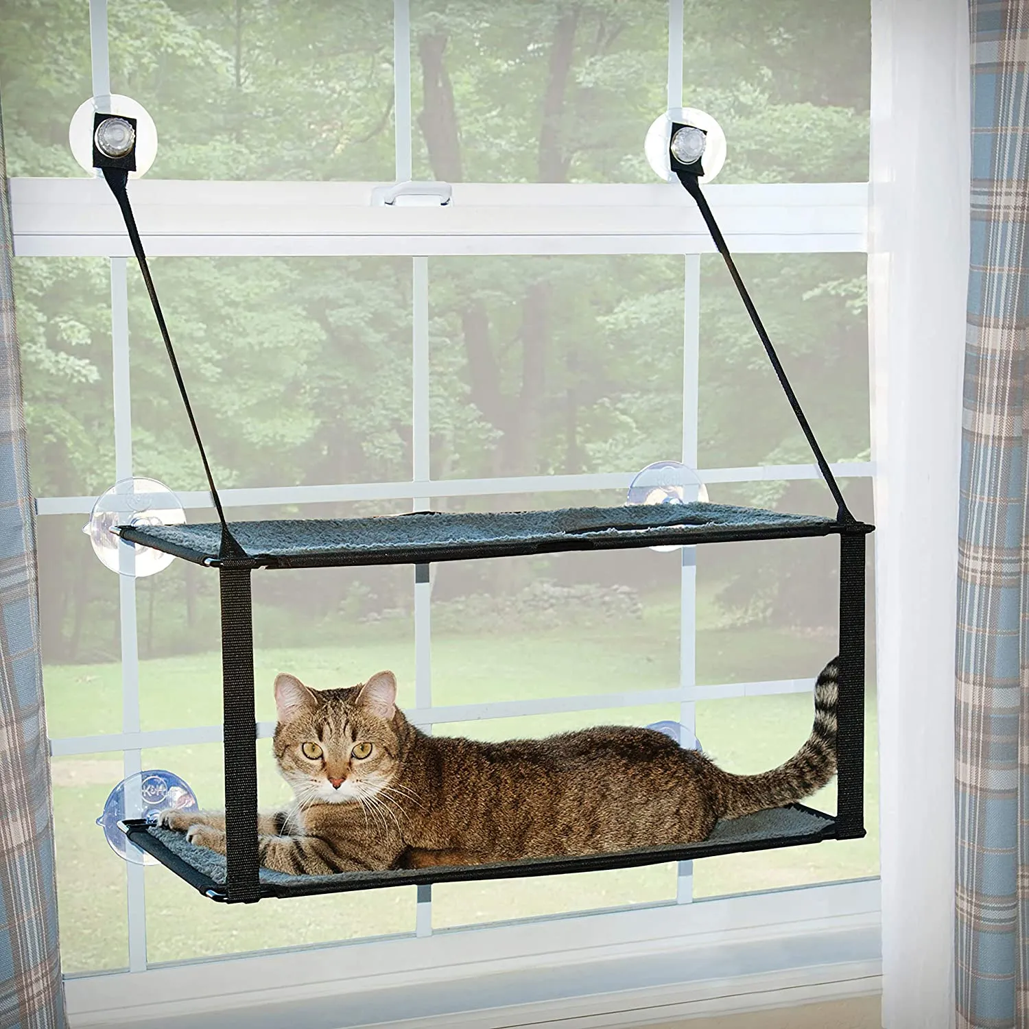 Cat Window Perch - Double Stack EZ Window Mount - K&H Pet Products