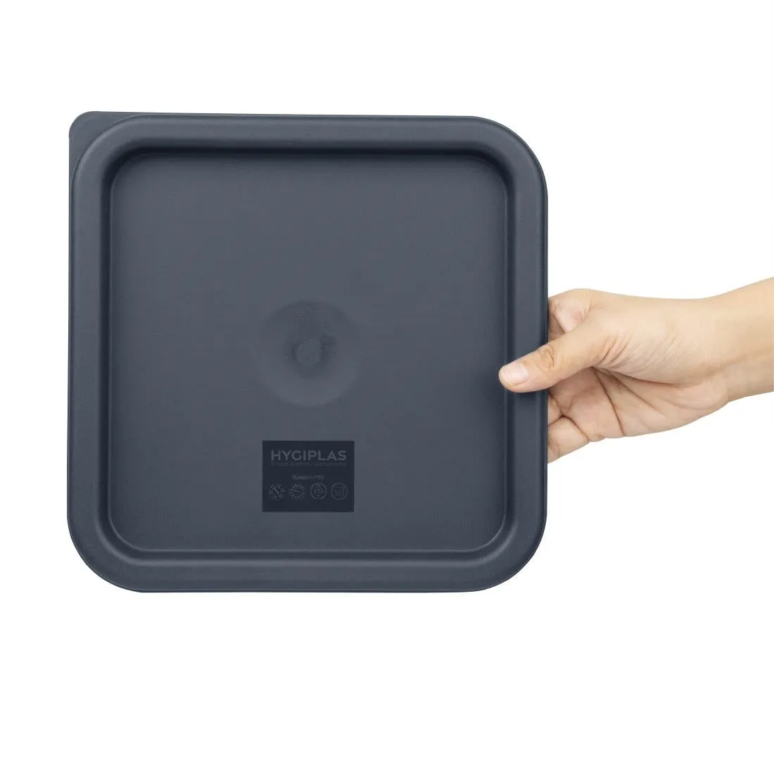 CF044 Vogue Square Food Storage Container Lid Blue Medium