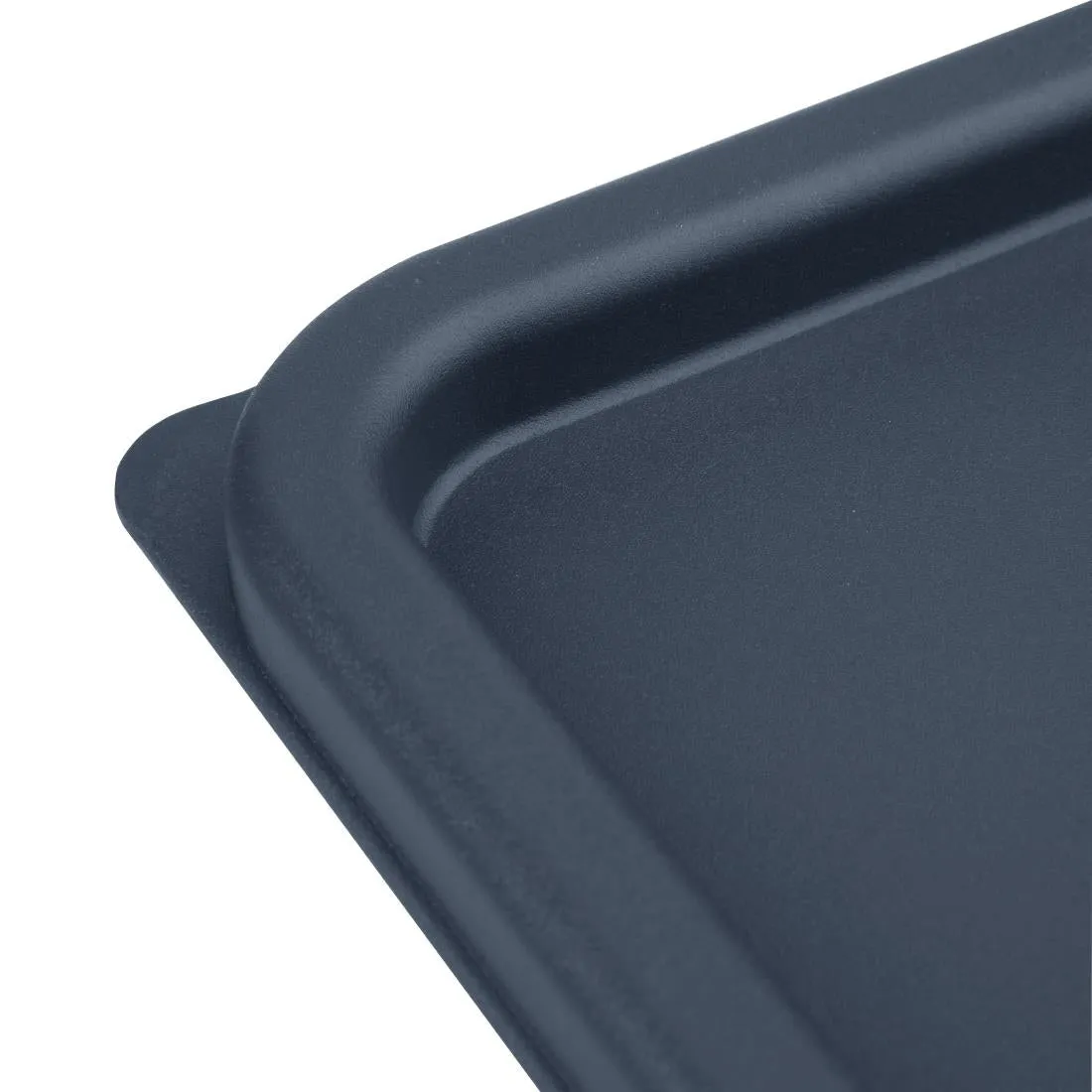 CF044 Vogue Square Food Storage Container Lid Blue Medium