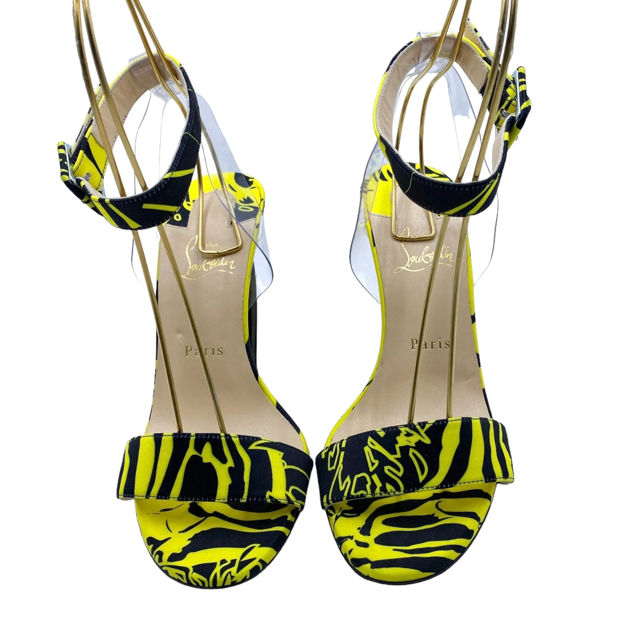 CHRISTIAN LOUBOUTIN PVC WEDGE HEELS EU 40/ UK 7