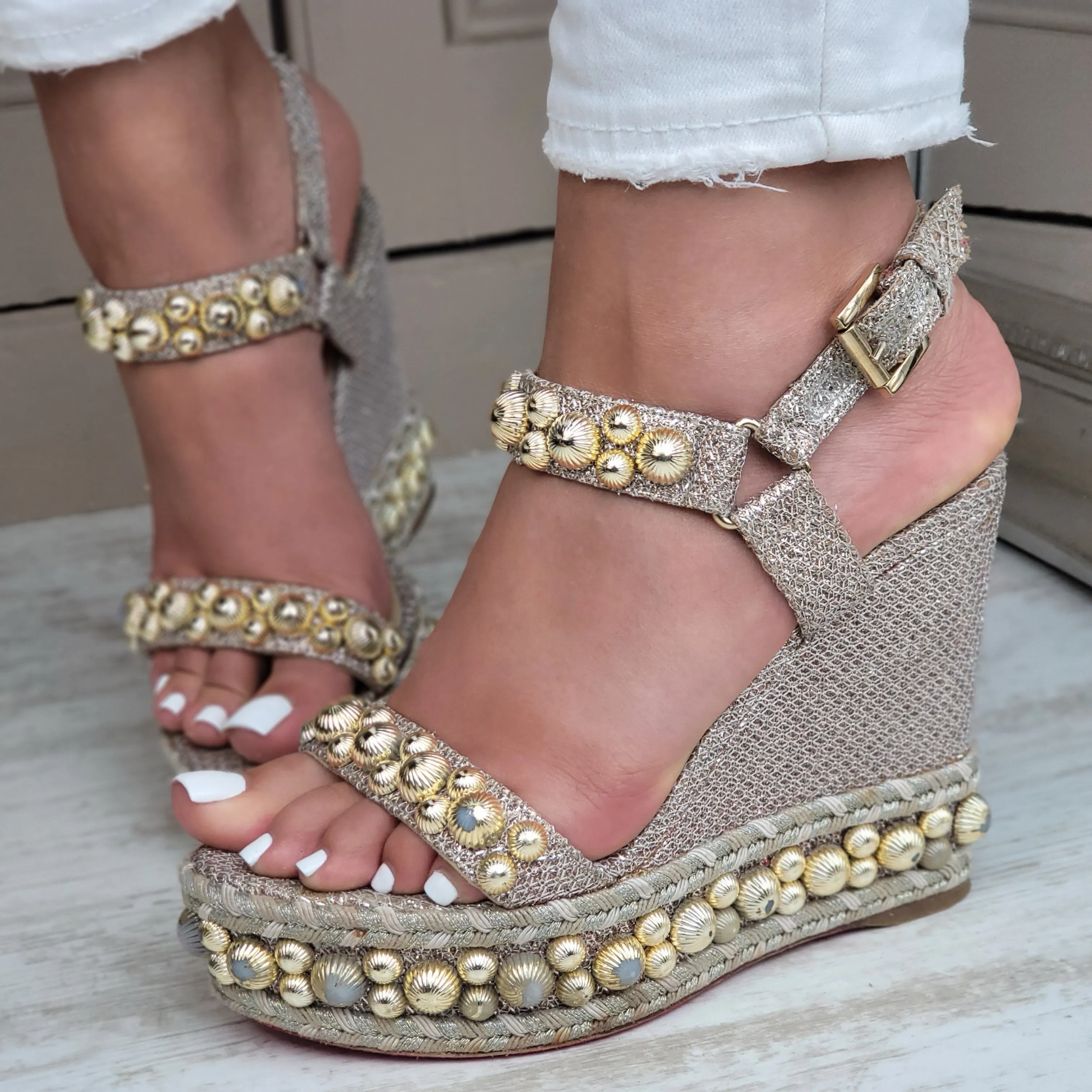 CHRISTIAN LOUBOUTIN RONDACLOU HEELS EU 35/ UK 2.5