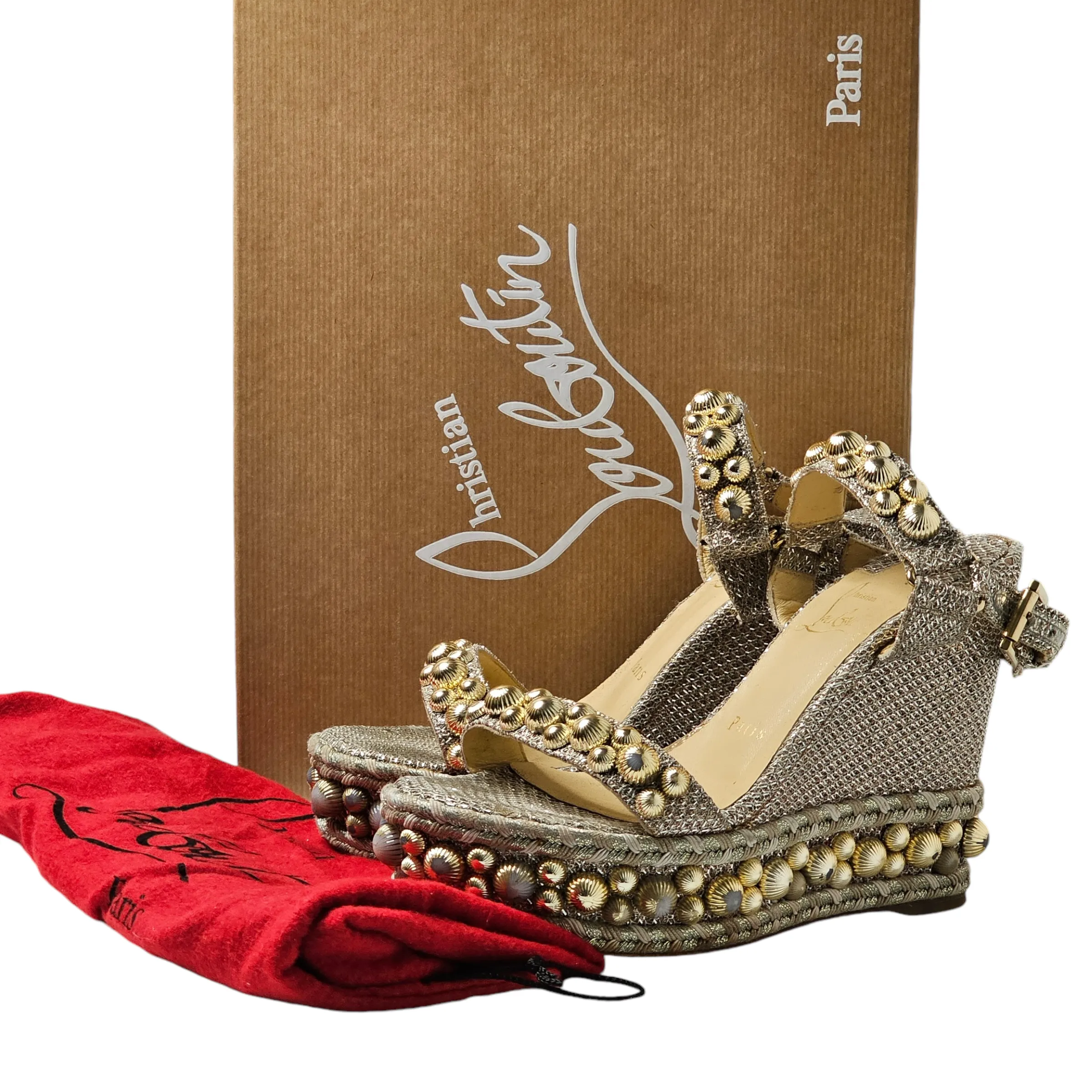 CHRISTIAN LOUBOUTIN RONDACLOU HEELS EU 35/ UK 2.5