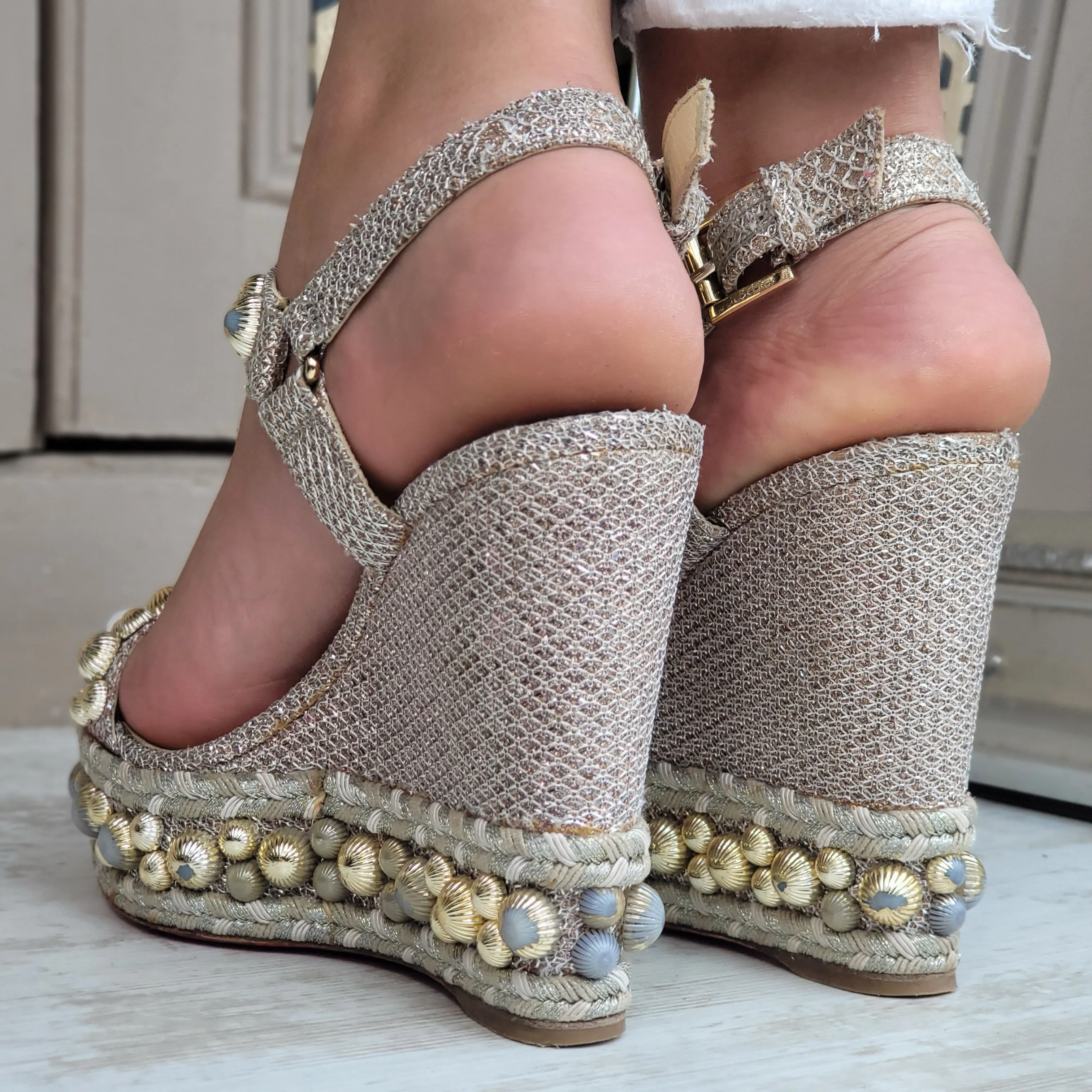 CHRISTIAN LOUBOUTIN RONDACLOU HEELS EU 35/ UK 2.5