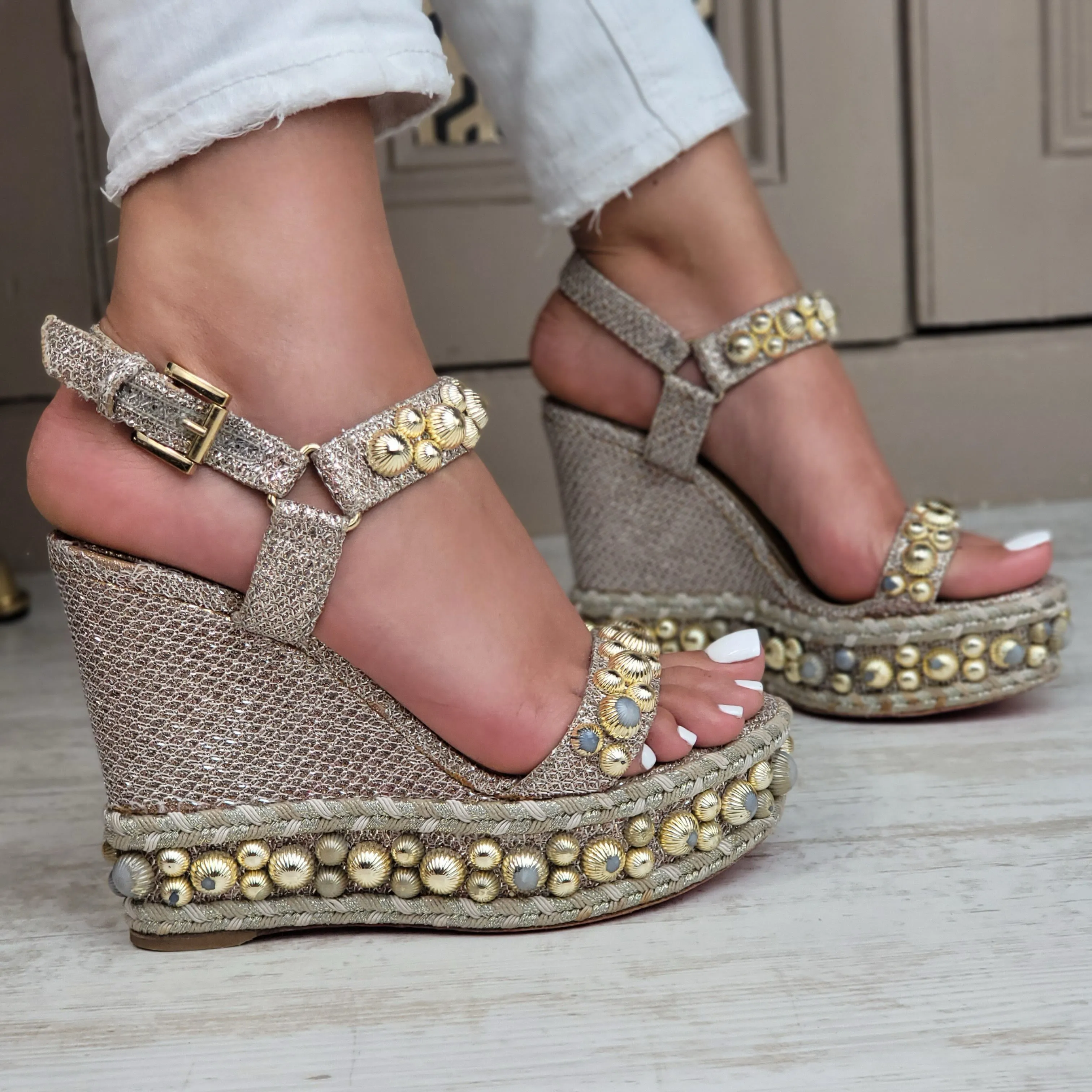 CHRISTIAN LOUBOUTIN RONDACLOU HEELS EU 35/ UK 2.5