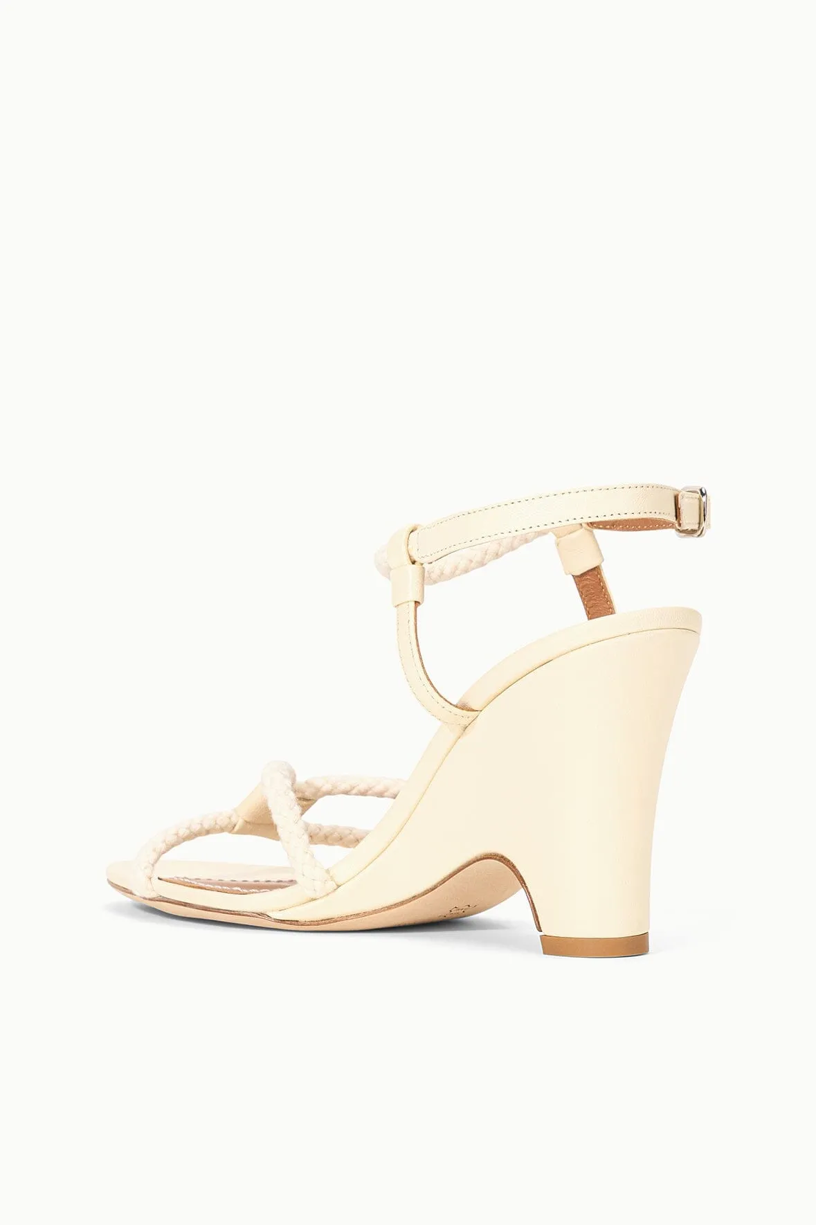 EDEN WEDGE SANDAL | CREAM