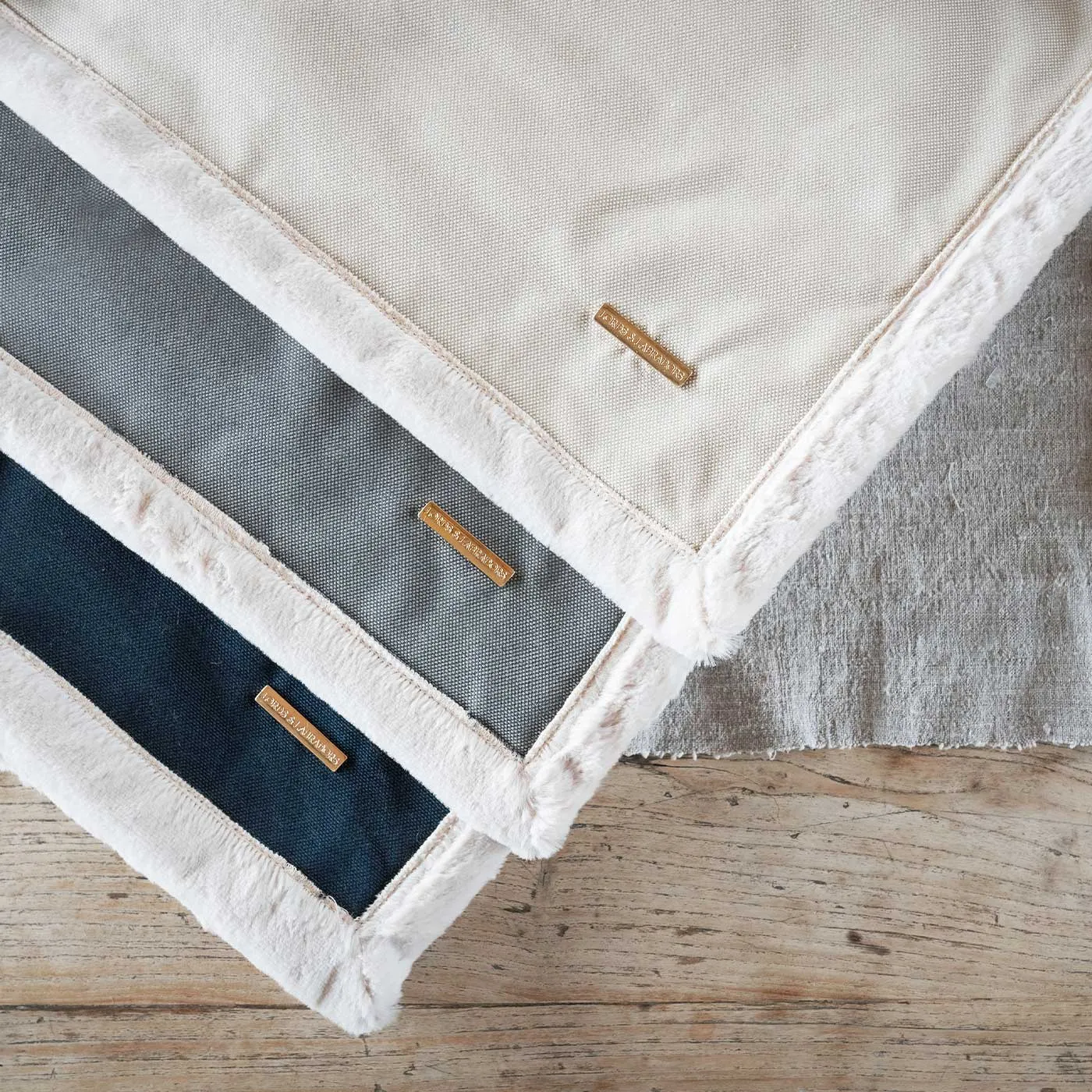 Essentials Twill Blanket in Denim by Lords & Labradors