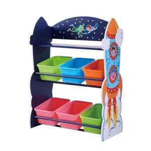 Fantasy Fields Rocket 6 Bins Toy Organizer