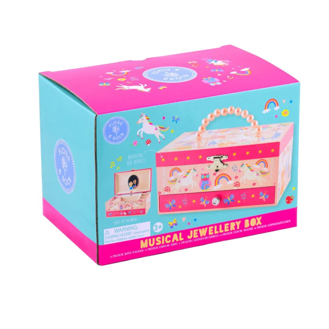 Floss & Rock Musical Jewellery Box with Drawer - Rainbow Fairy