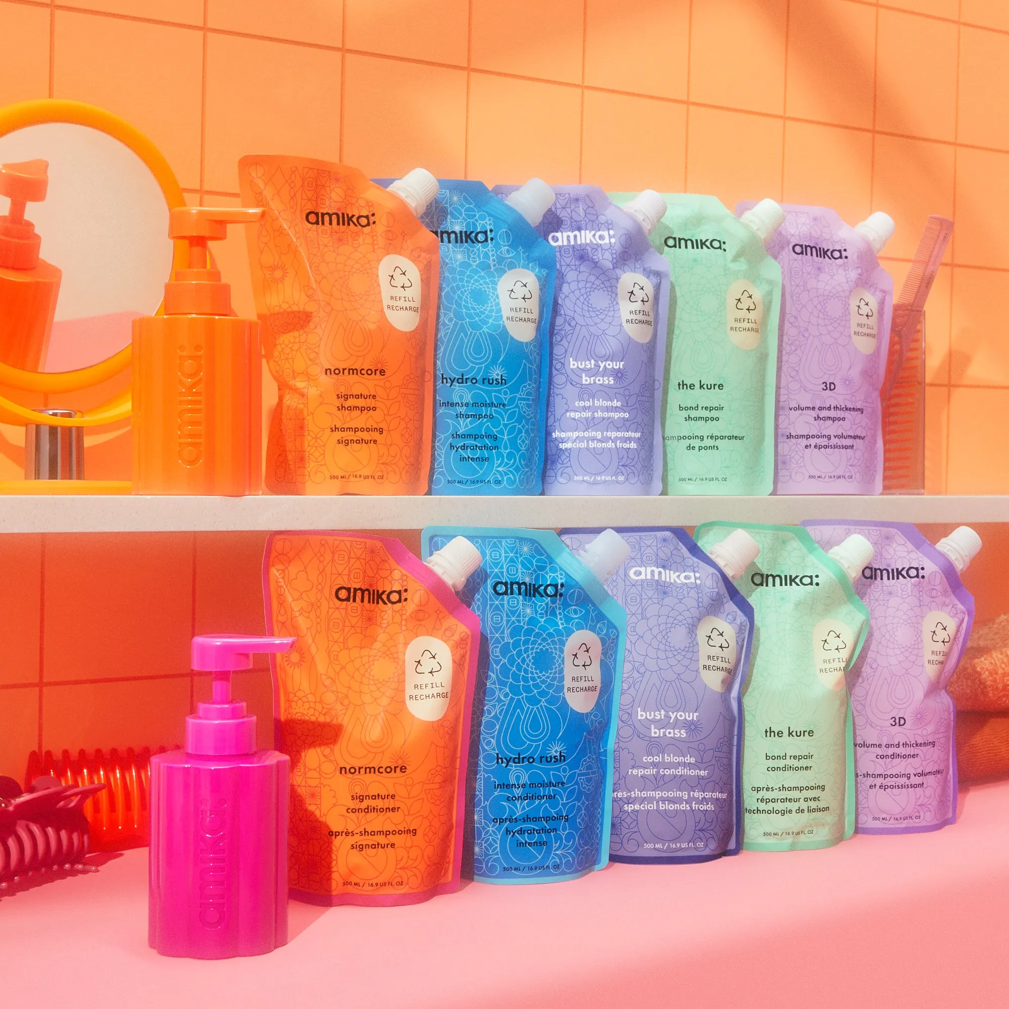 forever friend | refillable shampoo bottle