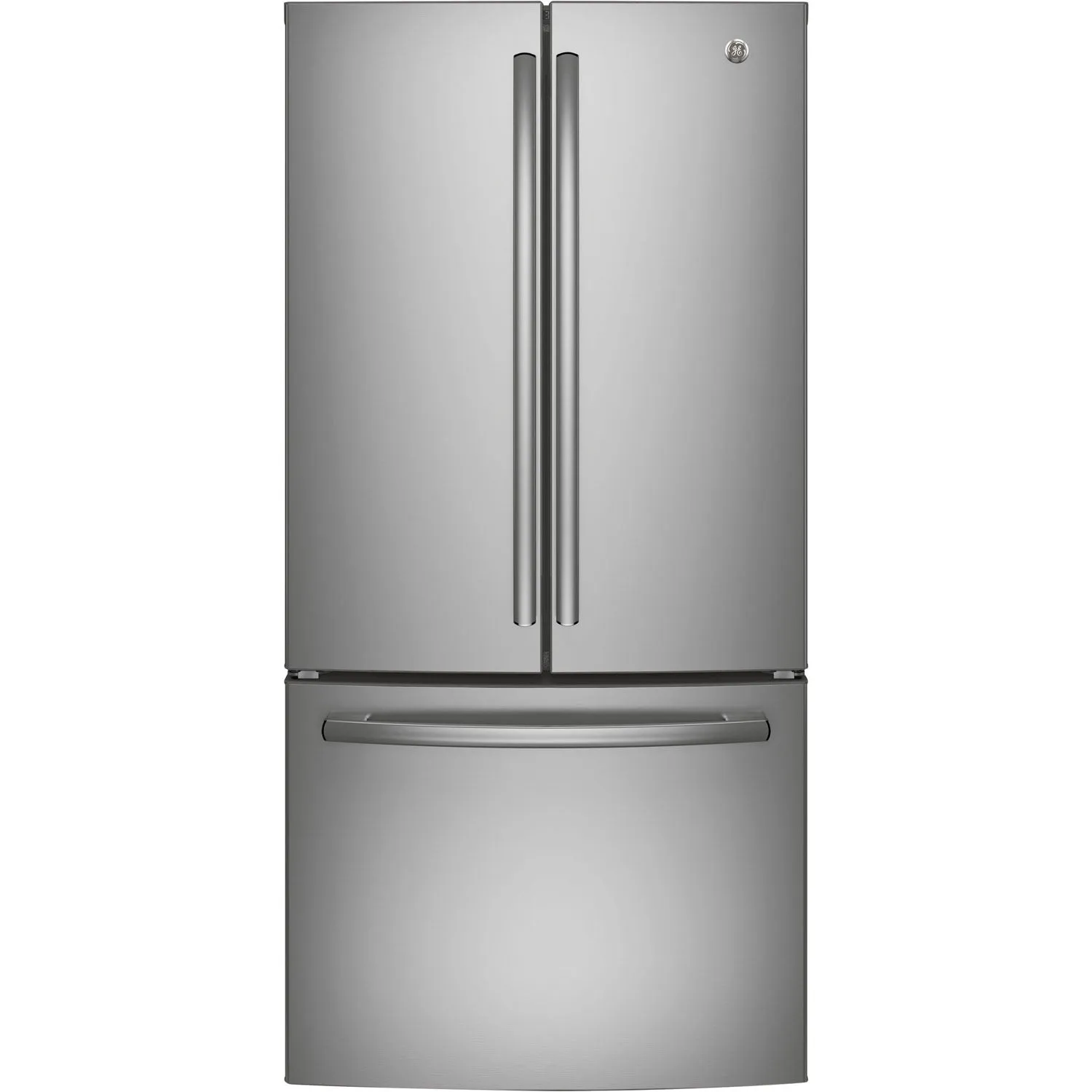 GE 33 inch wide 25 cu. ft. French Door Refrigerator GNE25DSKSS