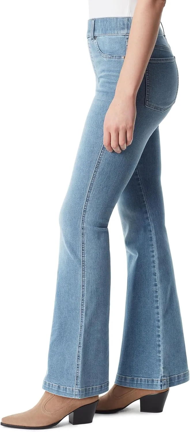Gloria Vanderbilt Women's Shape Effect Pull on High Rise Flare Jean Standard