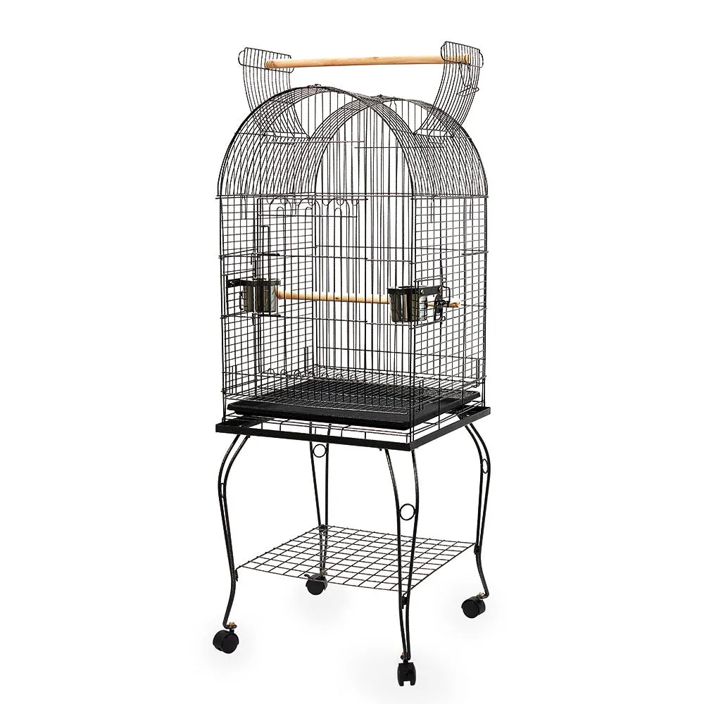 i.Pet  Bird Cage with Perch - Black (L)