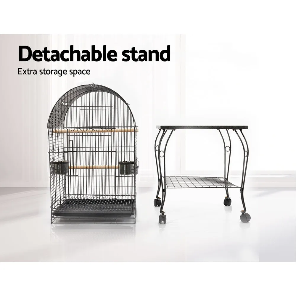 i.Pet  Bird Cage with Perch - Black (L)