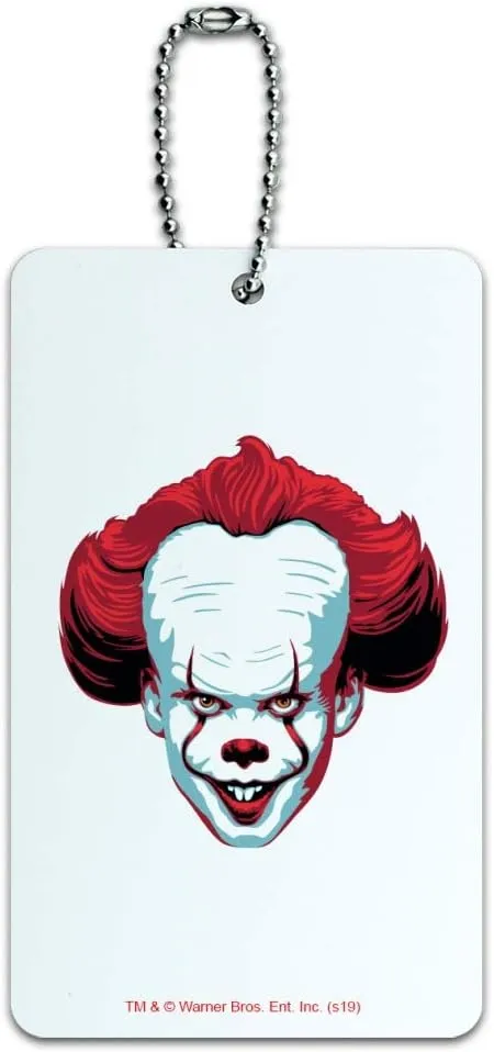 IT Pennywise Come Home Luggage Card Suitcase Carry-On ID Tag