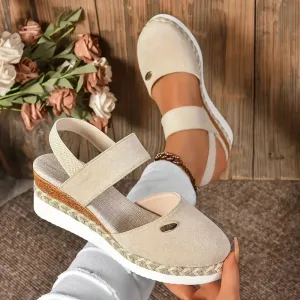 Jenna - Orthopedic Platform Wedge Sandals