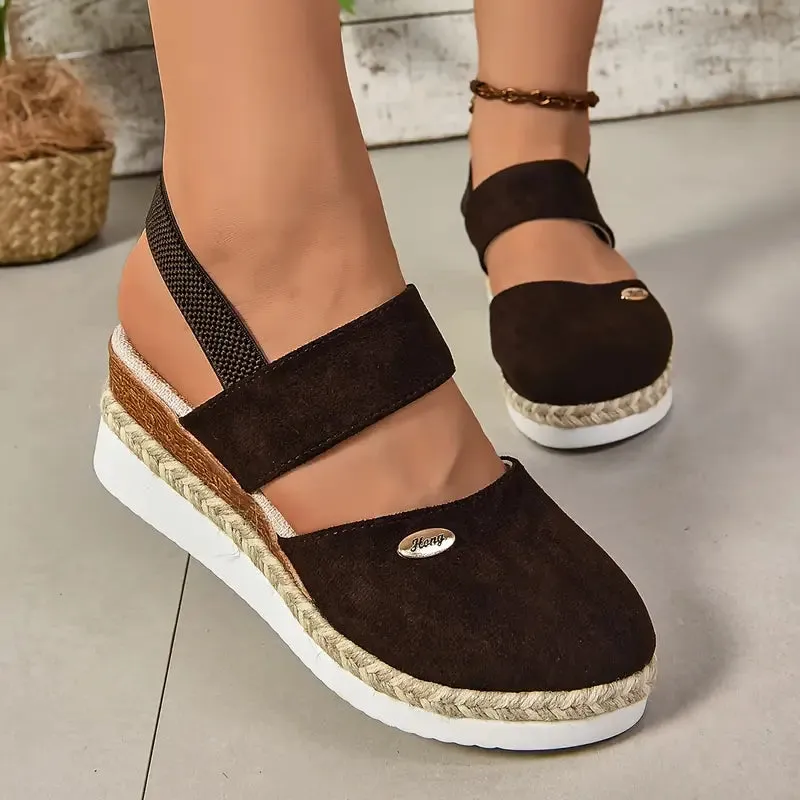 Jenna - Orthopedic Platform Wedge Sandals