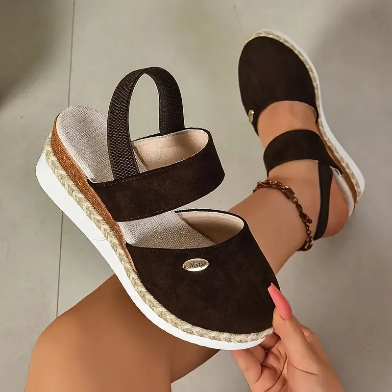 Jenna - Orthopedic Platform Wedge Sandals