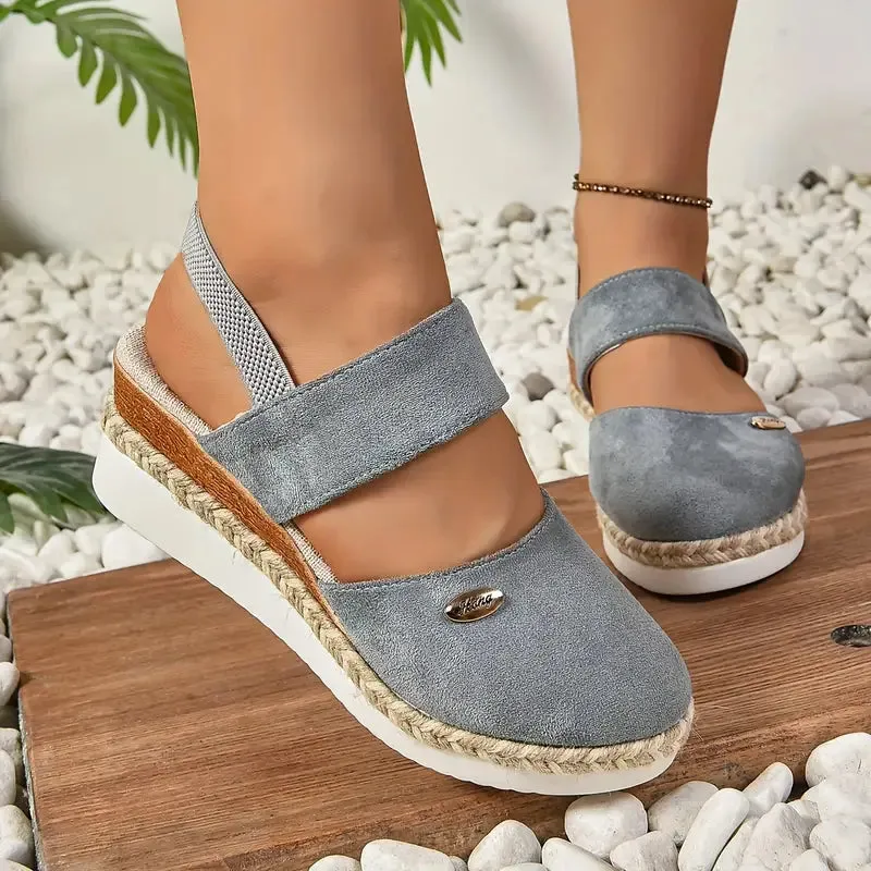 Jenna - Orthopedic Platform Wedge Sandals