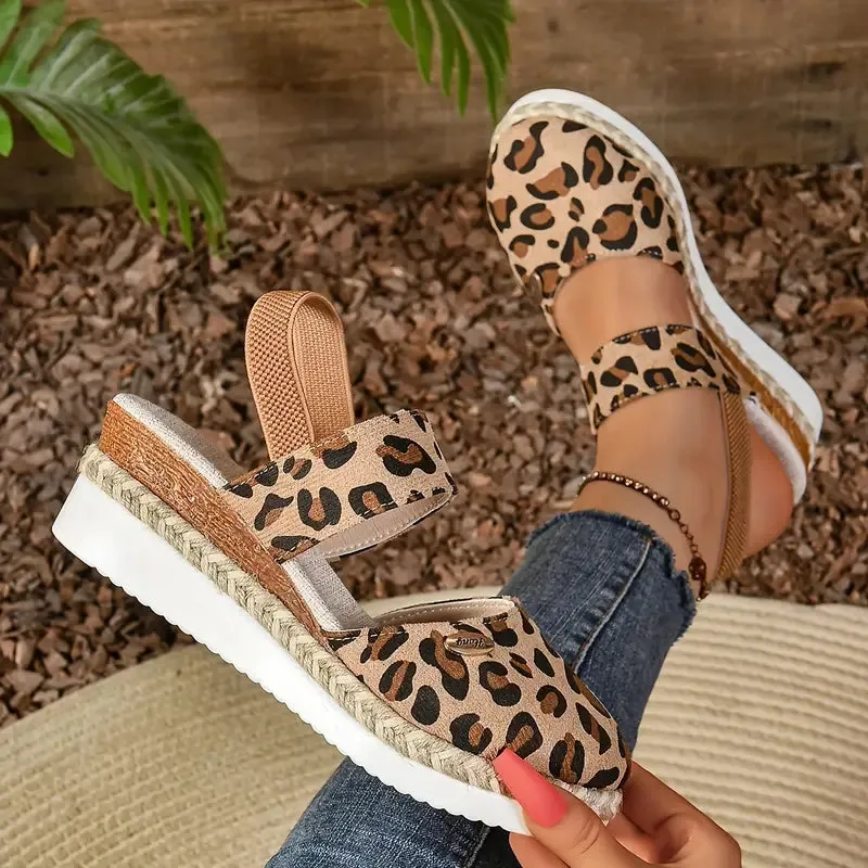 Jenna - Orthopedic Platform Wedge Sandals