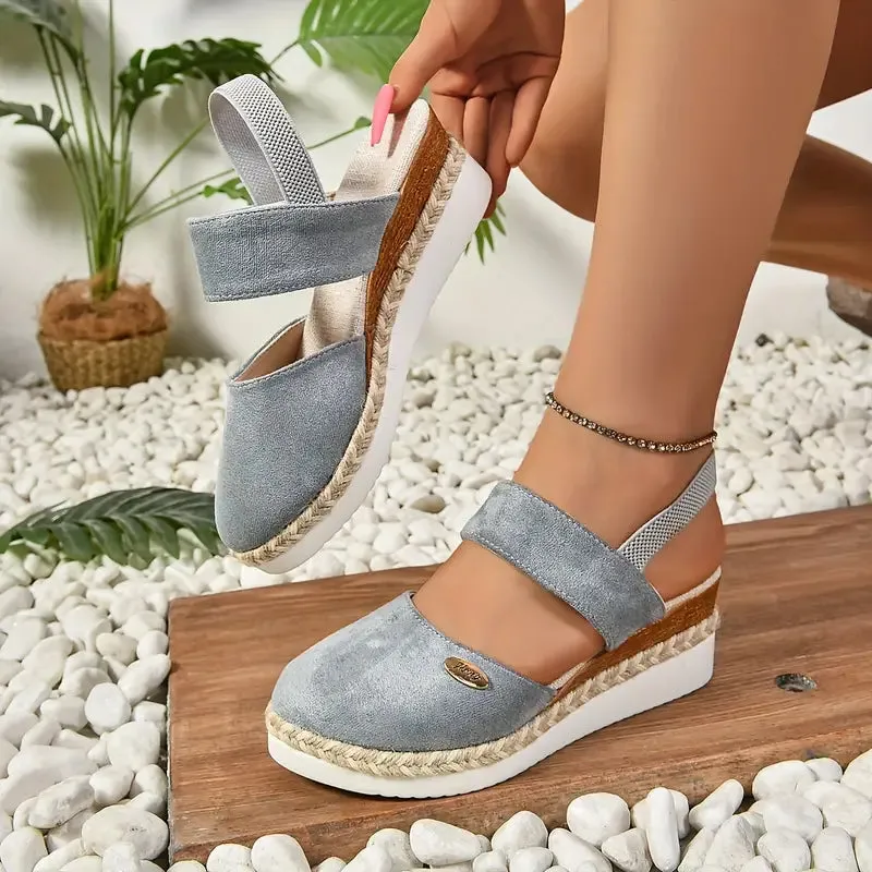 Jenna - Orthopedic Platform Wedge Sandals