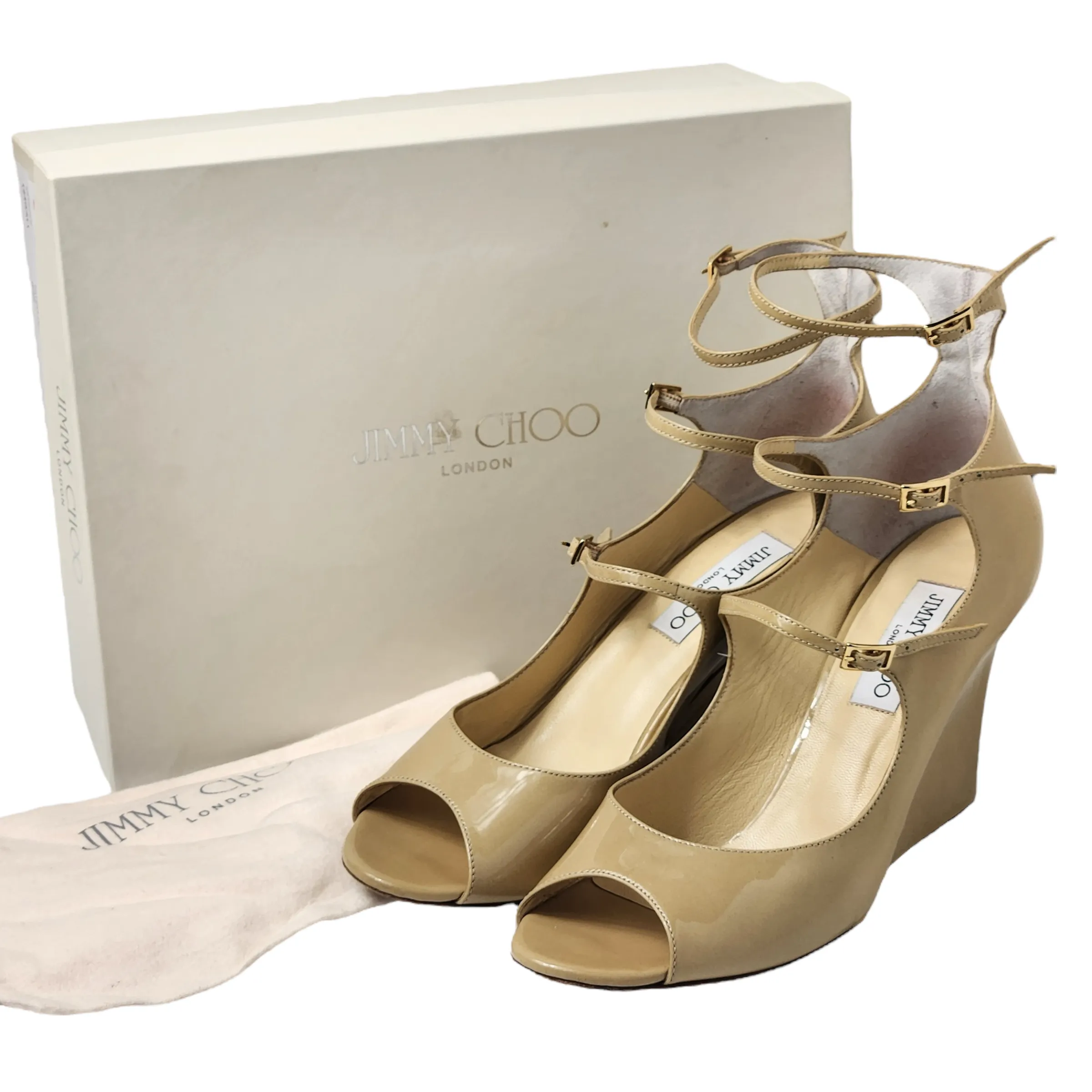 JIMMY CHOO GALI WEDGE HEELS EU 39/ UK 6
