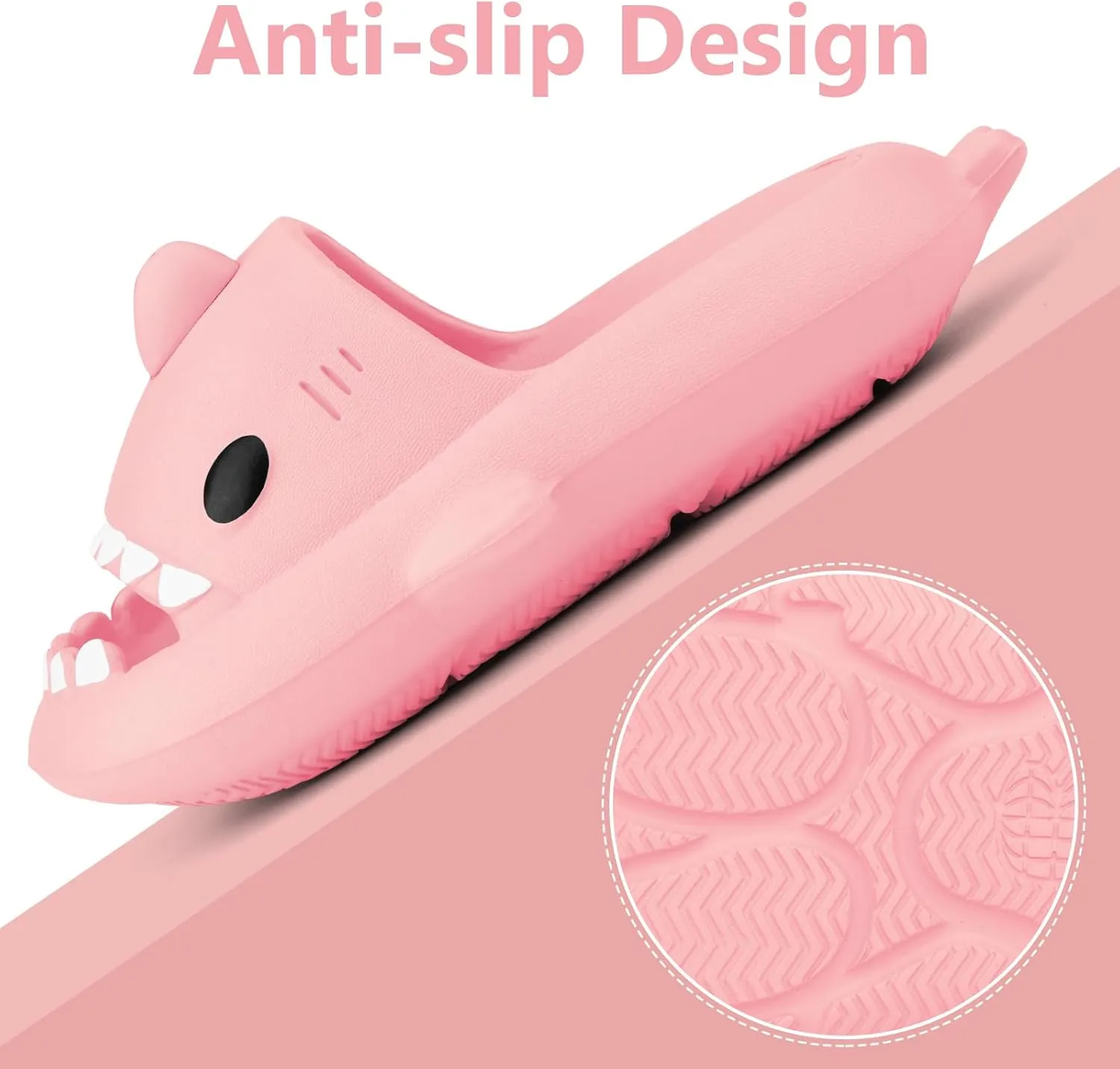 Kids Shark Cloud Slides | Toddler Boys Girls Shower Slippers | Boys Girls Cute Cartoon Fish Flip Flops | Beach Pool Home Sandals | Quick Dry Non-Slip