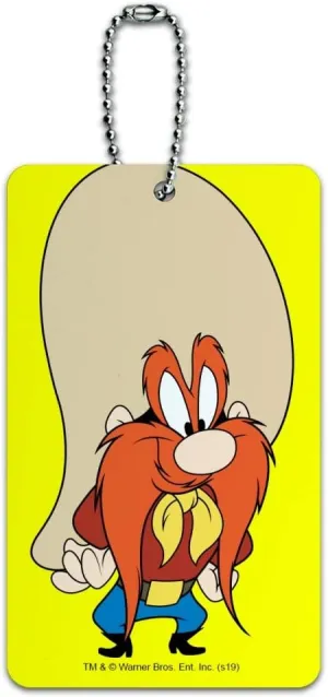 Looney Tunes Yosemite Sam Luggage Card Suitcase Carry-On ID Tag