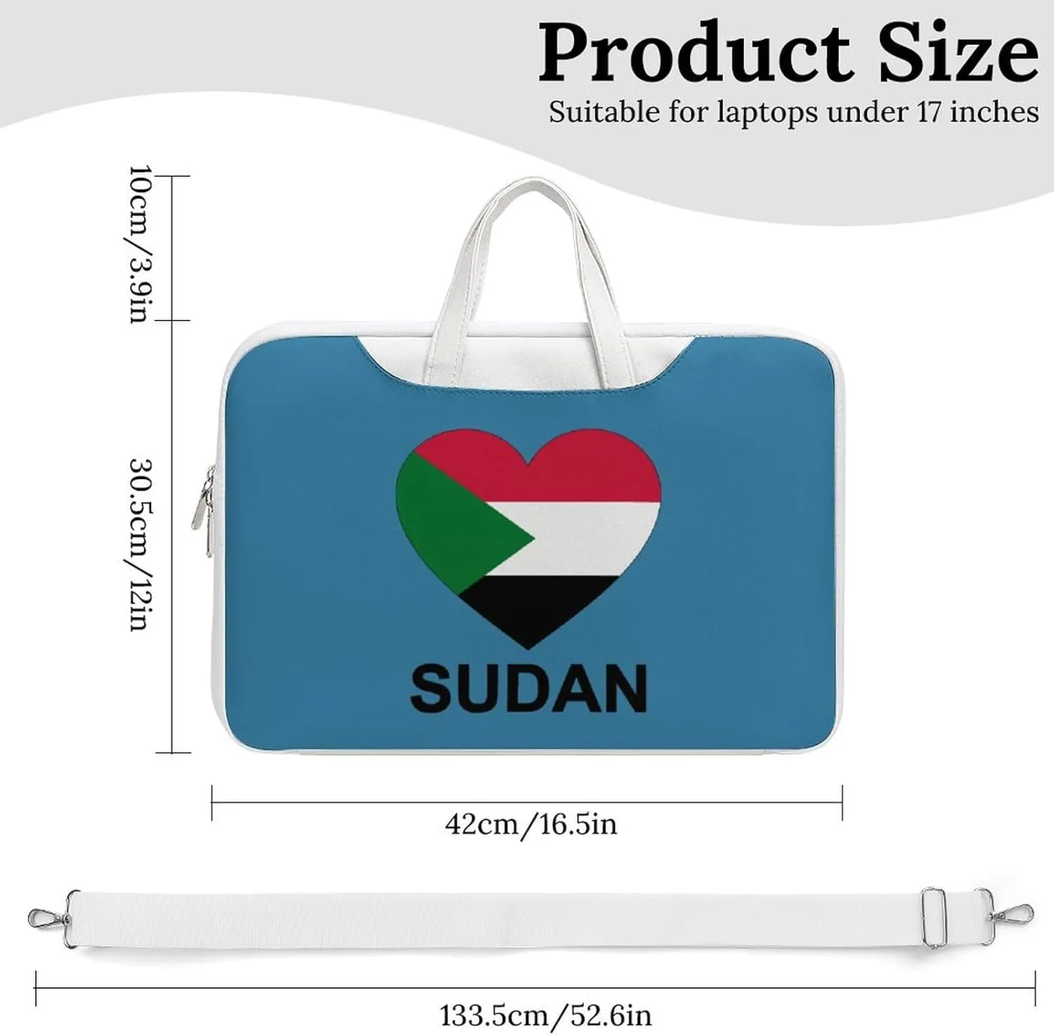 Love Sudan Leather Bag Laptop Case Slim Water Resistant Computer Bags with Handle Briefcase for Work