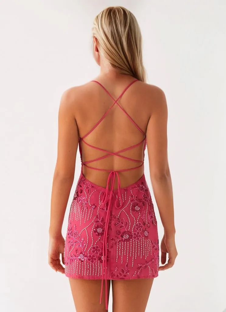 MISSACTIVER Sleeveless Sequin Dress for Women Backless Criss Cross Straps Mini Dress Sexy Sparkle Short Dresses Party