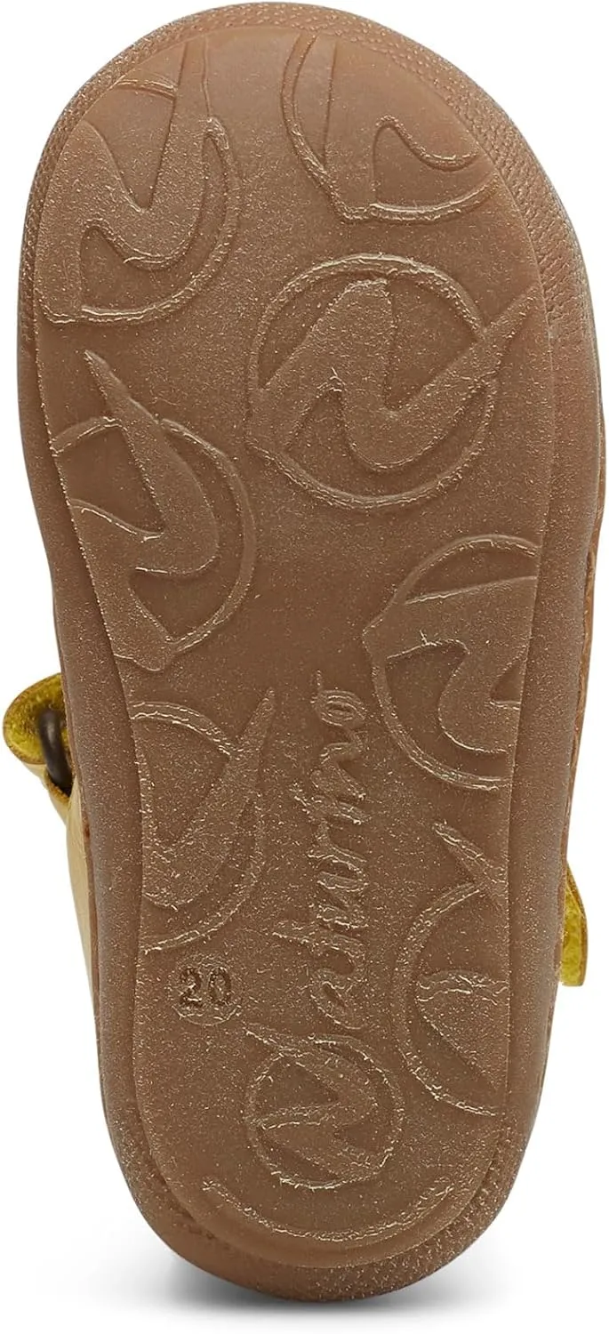 Naturino MAGGY Half Closed Sandal with Appliqued Flowers