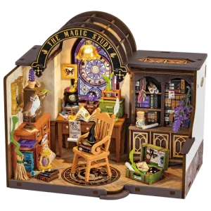 Robotime Rolife The Magic Study House DIY Miniature House Kit DG166