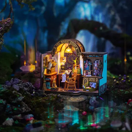 Robotime Rolife The Magic Study House DIY Miniature House Kit DG166