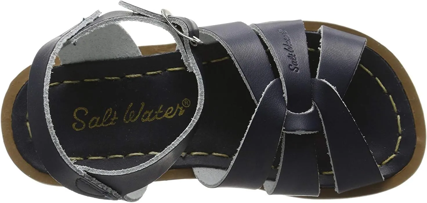 Salt Water Original Little Kid Leather Sandals