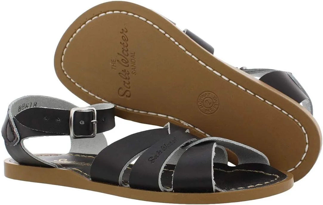 Salt Water Original Little Kid Leather Sandals