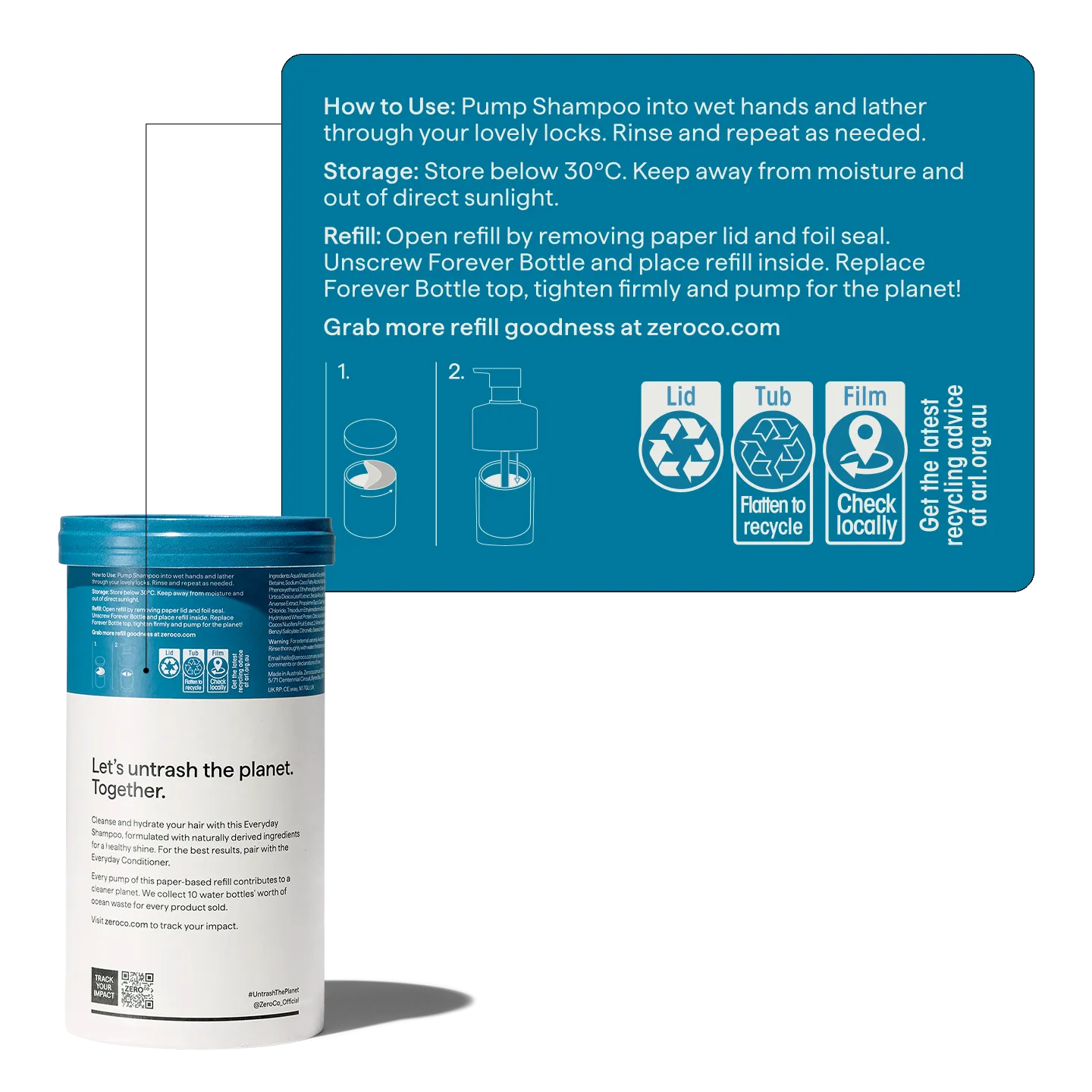 Shampoo & Conditioner Refill (1L)