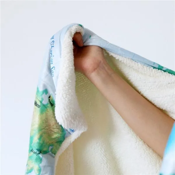 The Purple Turtle Twist Hooded Blanket